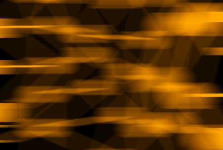 orange motion blurred Molecular geometric chaos abstract structure. Science technology network...