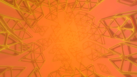 Abstract 3d rendering concept of high poly sphere with chaotic mesh grid cellular mulecular structure. Sci-fi background with polygonal shape in empty space with light god rays. Futuristic design bio medicine illustrationの写真素材