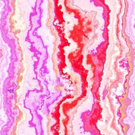 abstract illustration of white pink red color marble stone . Seamless textureの写真素材