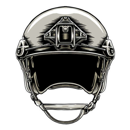 design vector helmet tactical militaryのイラスト素材