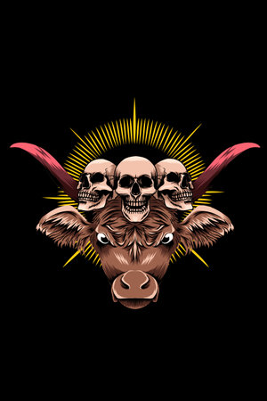 Taurus vector illustrationのイラスト素材