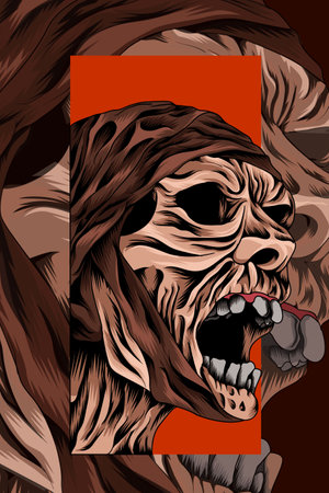 Mummy vector illustrationのイラスト素材