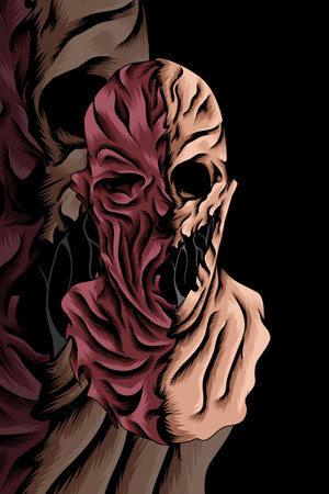 Monster vector illustrationのイラスト素材