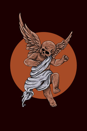 Cupid vector illustrationのイラスト素材