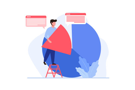 Business Planning Flat Design Illustrationのイラスト素材