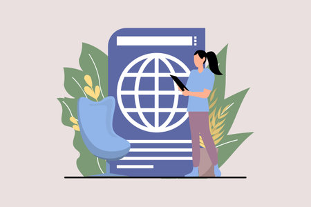 Business Planning Flat Design Illustrationのイラスト素材