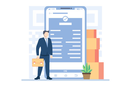Business Planning Flat Design Illustrationのイラスト素材