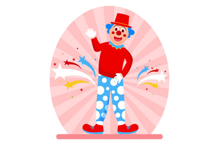 April Fools Flat Design Illustrationのイラスト素材