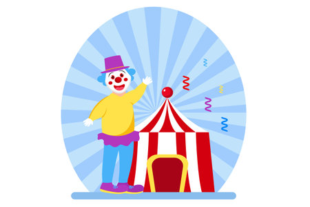 April Fools Flat Design Illustrationのイラスト素材