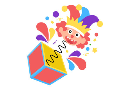 April Fools Flat Design Illustrationのイラスト素材