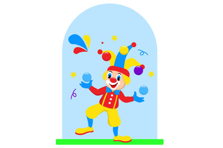 April Fools Flat Design Illustrationのイラスト素材