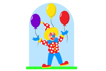 April Fools Flat Design Illustrationのイラスト素材