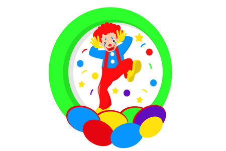 April Fools Flat Design Illustrationのイラスト素材