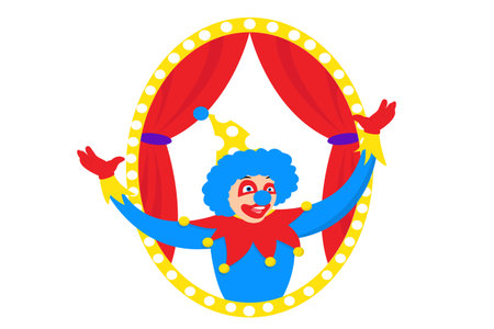 April Fools Flat Design Illustrationのイラスト素材