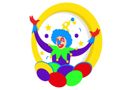 April Fools Flat Design Illustrationのイラスト素材