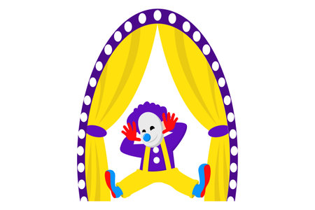 April Fools Flat Design Illustrationのイラスト素材