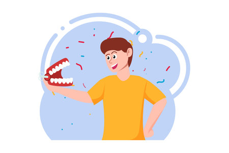 April Fools Flat Design Illustrationのイラスト素材