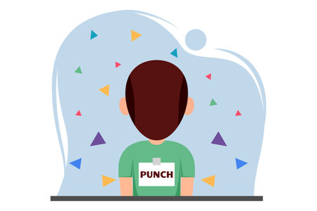 April Fools Flat Design Illustrationのイラスト素材