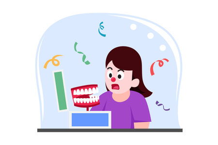 April Fools Flat Design Illustrationのイラスト素材