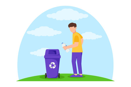 Earth Day Flat Design Illustrationのイラスト素材