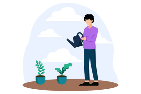 Earth Day Flat Design Illustrationのイラスト素材