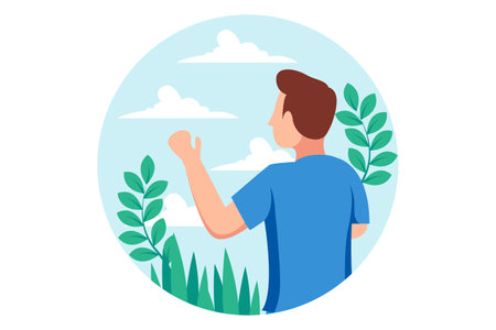 Earth Day Flat Design Illustrationのイラスト素材