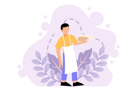 Labour Day Flat Design Illustrationのイラスト素材