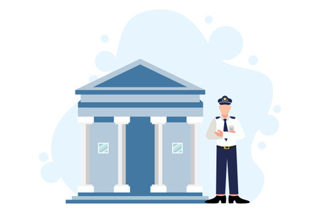 Labour Day Flat Design Illustrationのイラスト素材