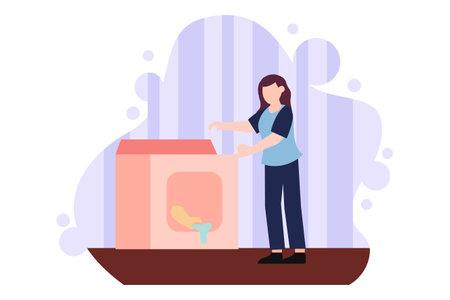 Labour Day Flat Design Illustrationのイラスト素材