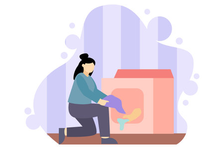 Labour Day Flat Design Illustrationのイラスト素材