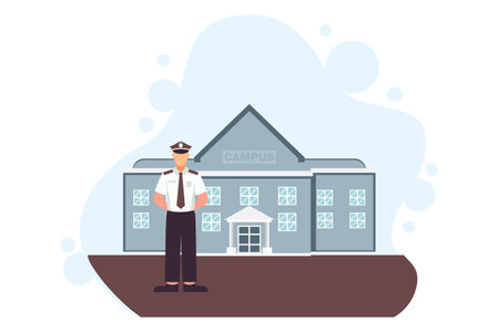 Labour Day Flat Design Illustrationのイラスト素材