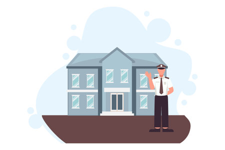 Labour Day Flat Design Illustrationのイラスト素材