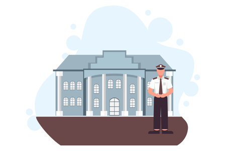 Labour Day Flat Design Illustrationのイラスト素材