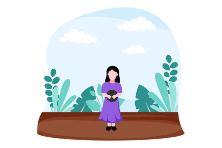 Children's Day Flat Design Illustrationのイラスト素材