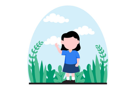 Children's Day Bundle Flat Designのイラスト素材