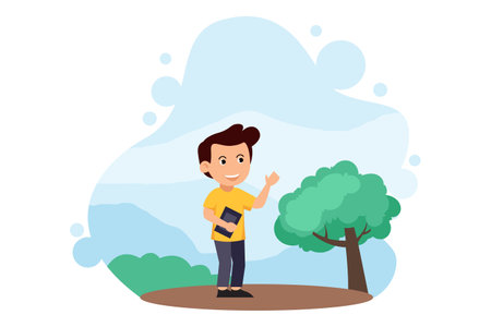 Children's Day Flat Design Illustrationのイラスト素材