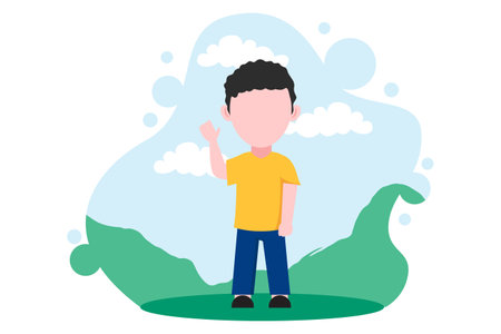 Children's Day Bundle Flat Designのイラスト素材