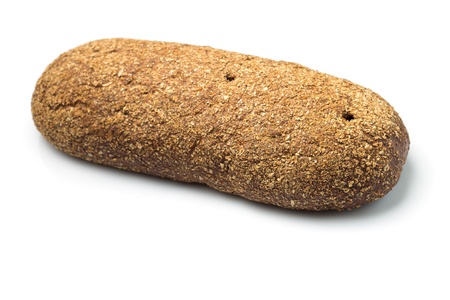 Rye bread isolated on White Background