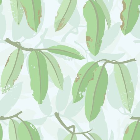 Tropic Floral Seamless Pattern Backgroundのイラスト素材
