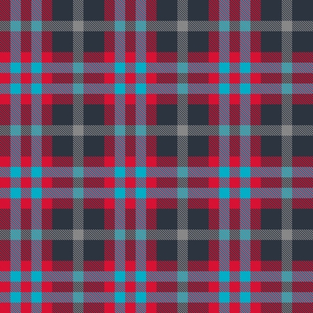 Plaid Seamless Vector Patternのイラスト素材