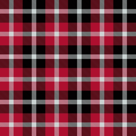 Plaid Seamless Vector Patternのイラスト素材
