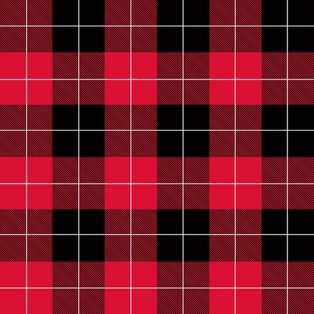 Plaid Seamless Vector Patternのイラスト素材