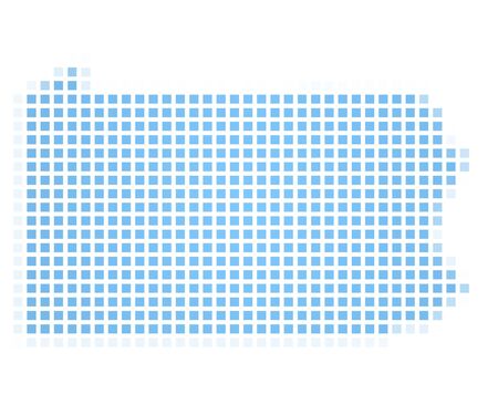 Pennsylvania(USA) map square mosaic. Easy to recolor.の写真素材