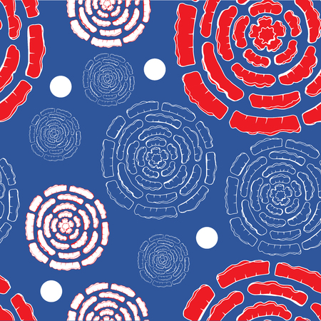 Seamless vector pattern can be used for wallpaper, pattern fills, web page background, surface textures. Fashion seamless backgroundsのイラスト素材
