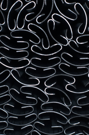 abstract metal shapes from factory.の写真素材