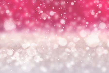 Pink and white glittering and sparkling abstract backgroundの写真素材