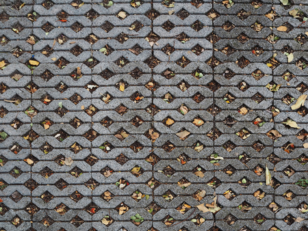 pattern of grass brick block texture.の写真素材