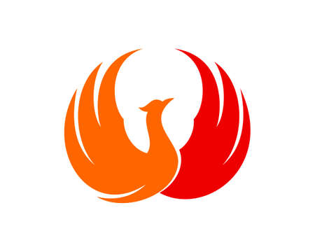 Simple and luxury phoenixのイラスト素材