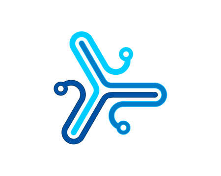 Abstract circuit technologyのイラスト素材