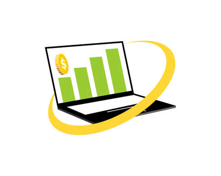 Accounting statistic financial profitのイラスト素材